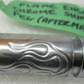 Aftermarket Unbranded Chrome Flame Shift Peg (Scuffed-No Hardware) Missing Bands