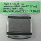 Harley-Davidson OEM 84-17 FX Narrow Band Billet Style Brake Pedal Pad 42629-00