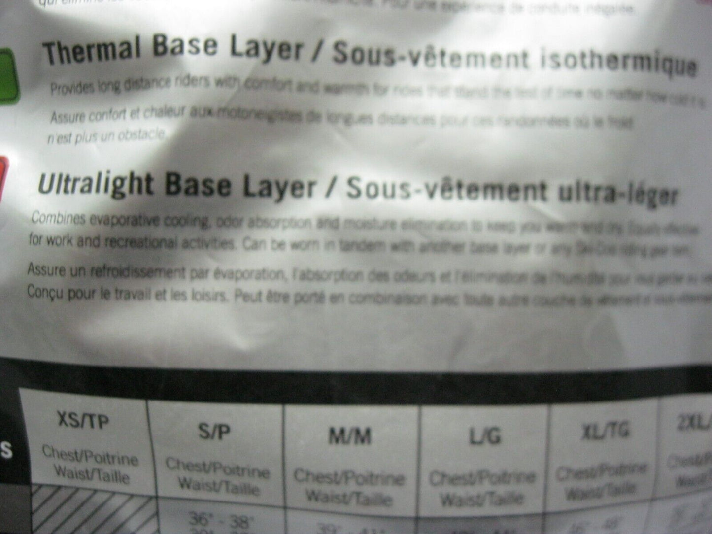 Ski-Doo OEM 3XL Recreational Ultralight Base Layer Bottoms 4535451607