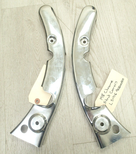 OEM Harley Davidson Chrome Rear Fender Strut Frame Covers 09-13 Touring Struts