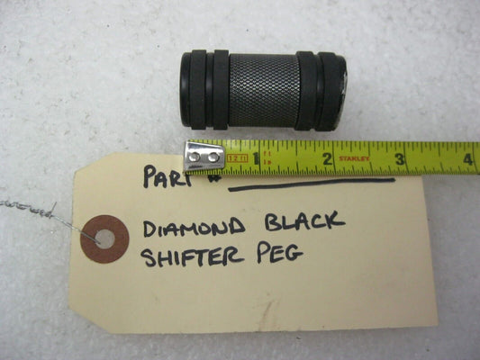 Aftermarket Unbranded Black Knurlded Shift Peg (Scuffed-No Hardware) 4-Band-Peg