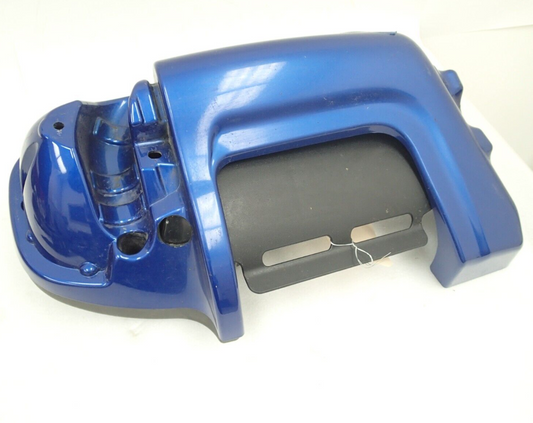 Harley-Davidson blue Front Lower Leg Fairing Glove Box Left 58816-05A scuffed