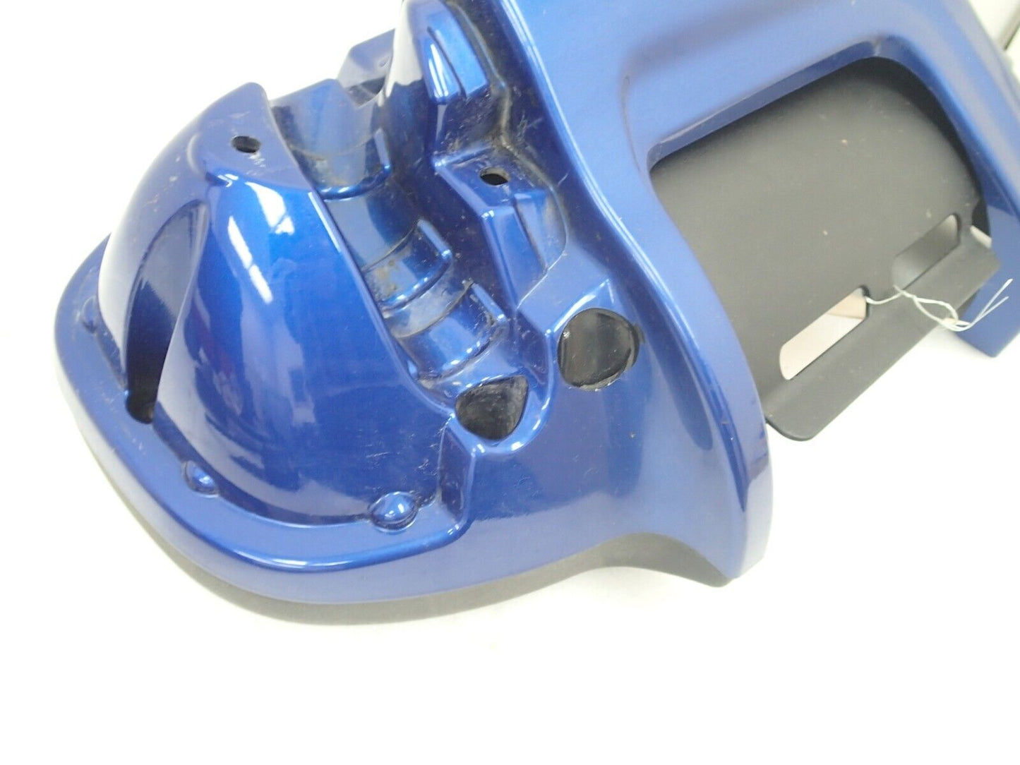 Harley-Davidson blue Front Lower Leg Fairing Glove Box Left 58816-05A scuffed