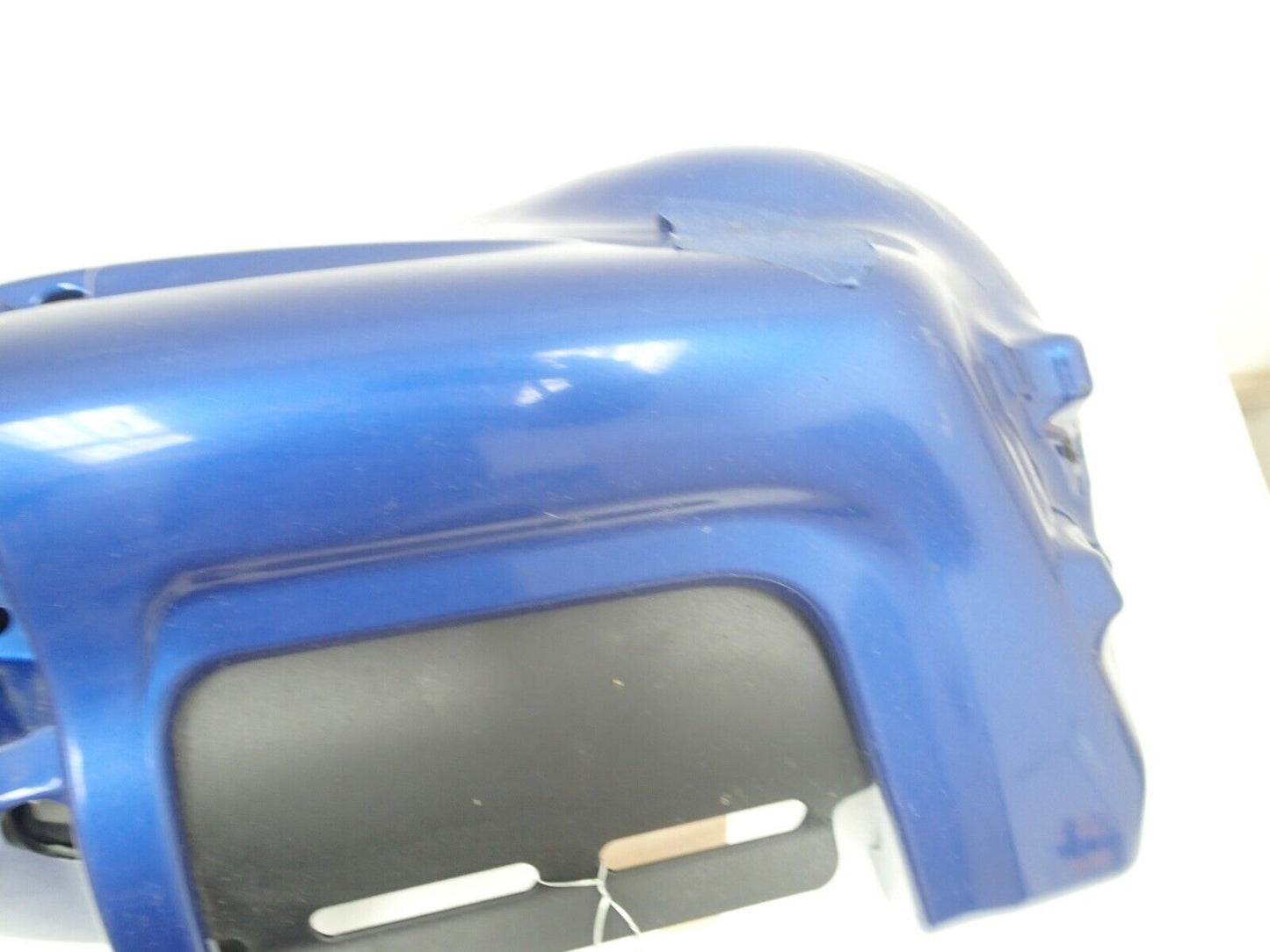 Harley-Davidson blue Front Lower Leg Fairing Glove Box Left 58816-05A scuffed