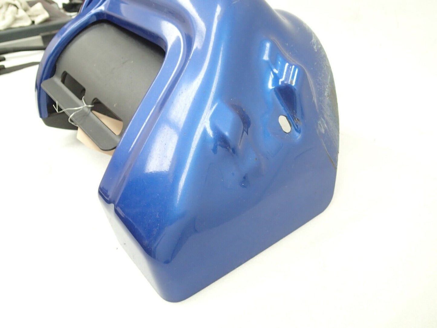 Harley-Davidson blue Front Lower Leg Fairing Glove Box Left 58816-05A scuffed