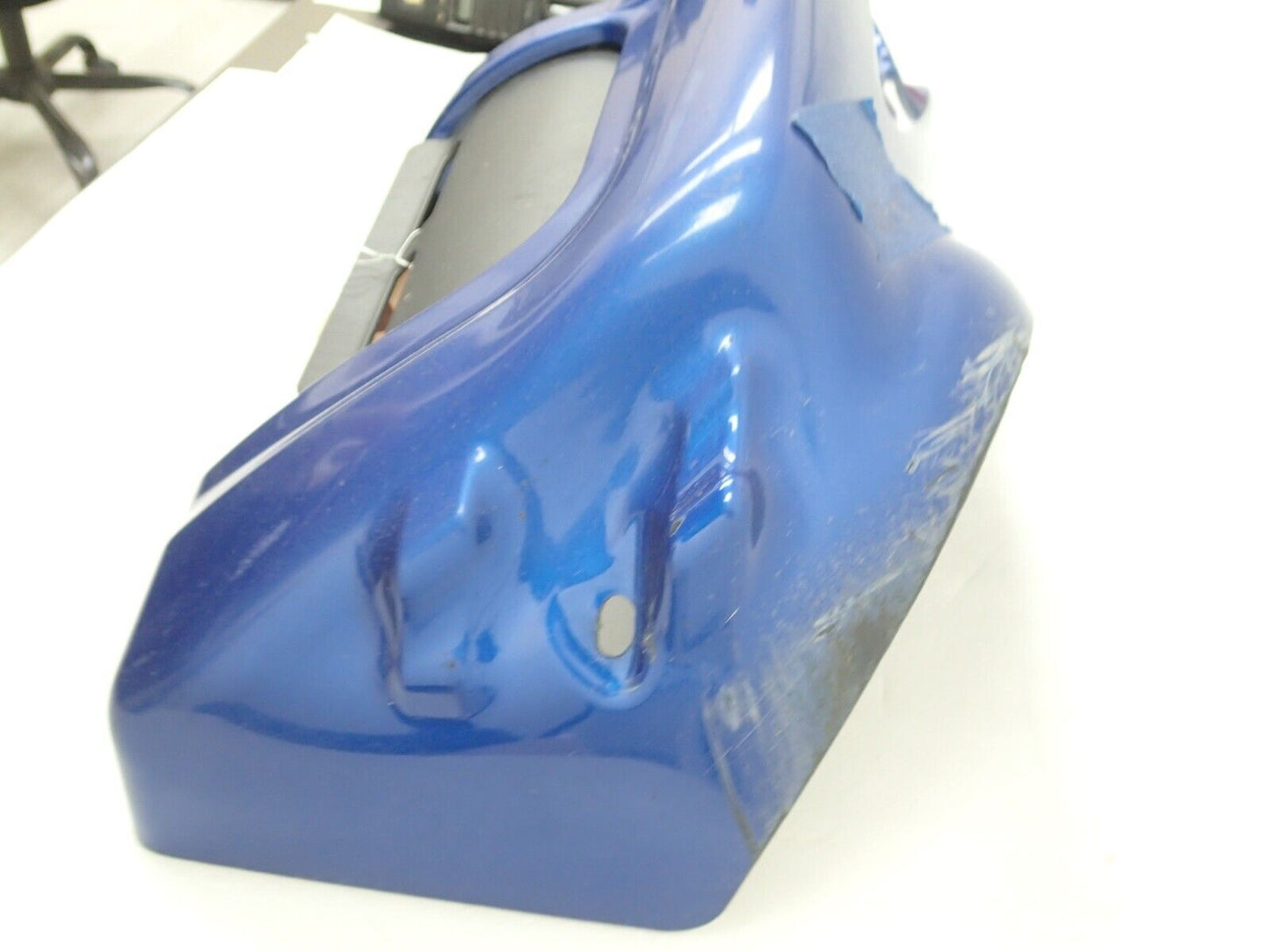 Harley-Davidson blue Front Lower Leg Fairing Glove Box Left 58816-05A scuffed