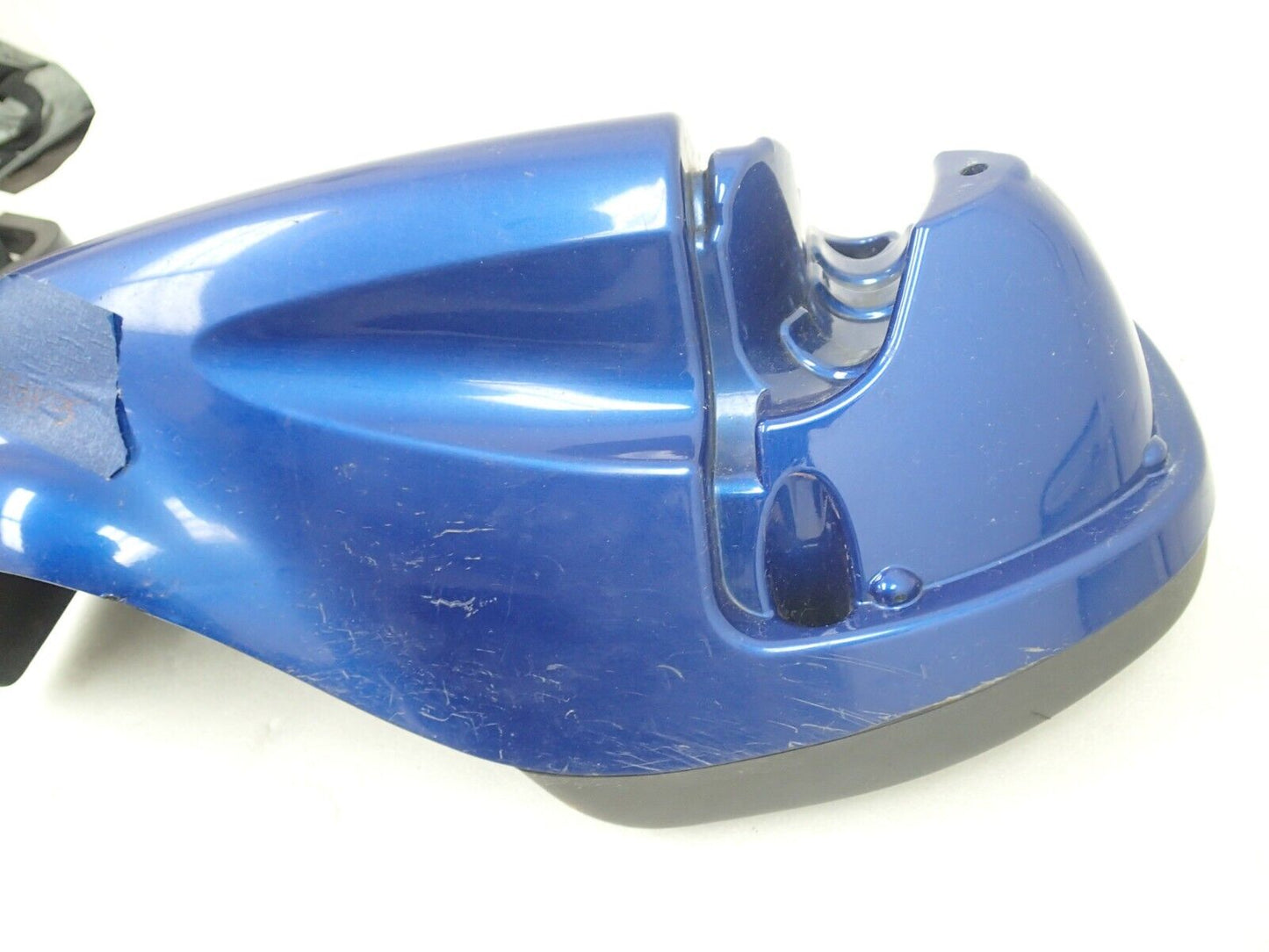 Harley-Davidson blue Front Lower Leg Fairing Glove Box Left 58816-05A scuffed