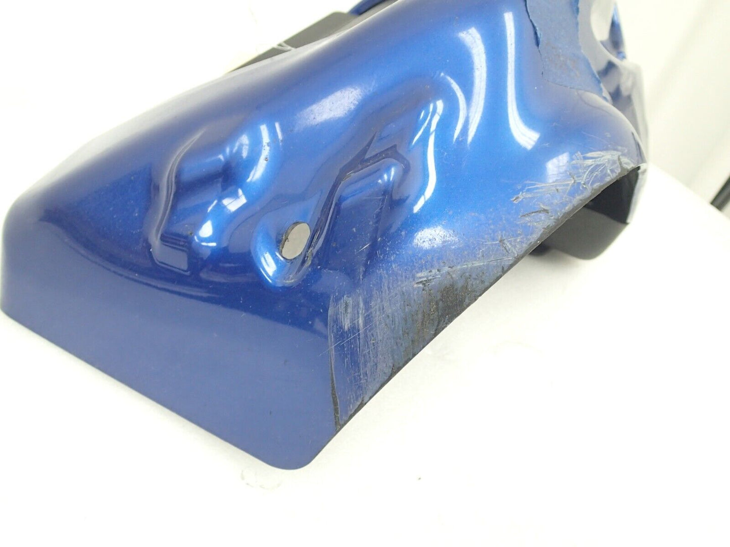 Harley-Davidson blue Front Lower Leg Fairing Glove Box Left 58816-05A scuffed