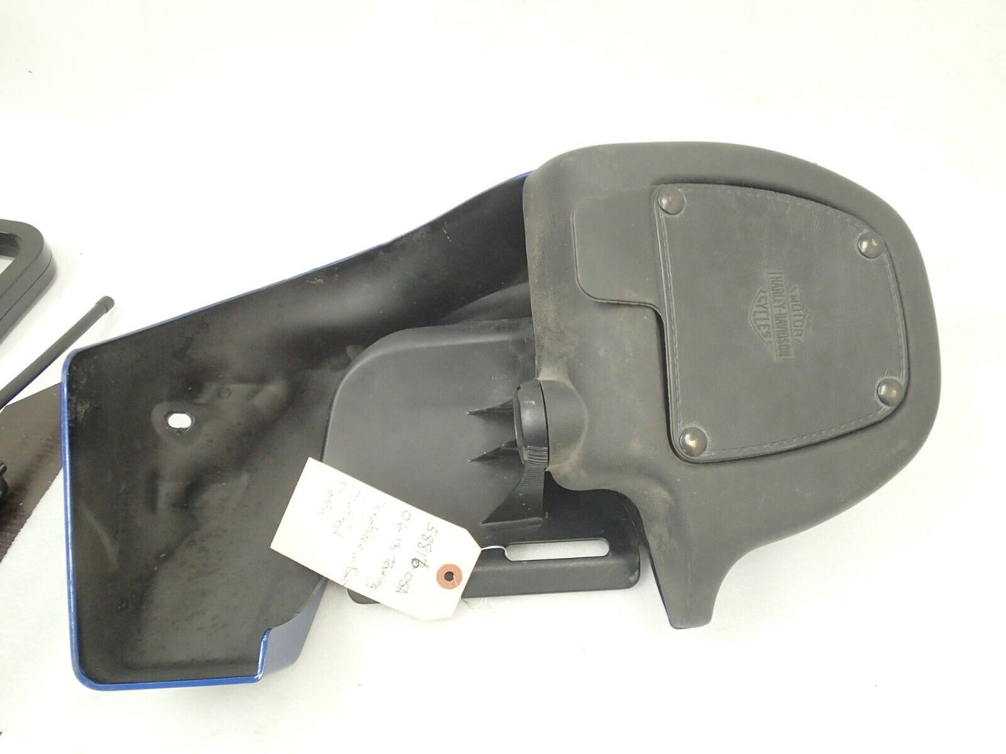 Harley-Davidson blue Front Lower Leg Fairing Glove Box Left 58816-05A scuffed