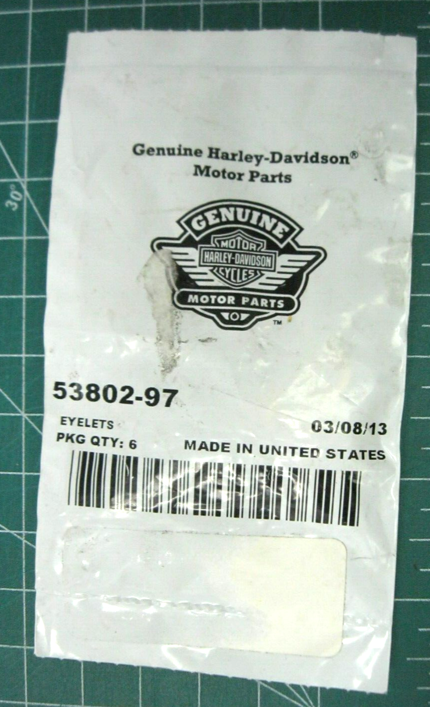 Harley-Davidson OEM 00-05  Electra Glide Luggage Box Eyelet (6-Pack) 53802-97