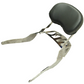 Chrome Sissy Bar Passenger Rear Backrest Pad with Luggage Rack UNKNOWN FITMENT