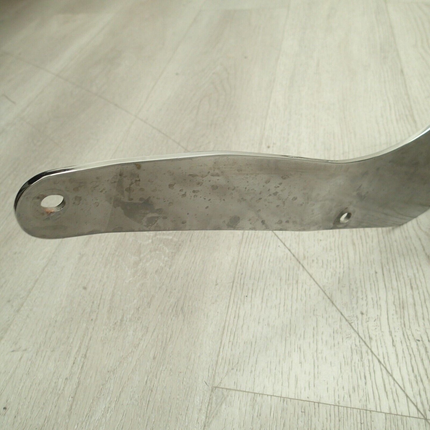 Chrome Sissy Bar Passenger Rear Backrest Pad with Luggage Rack UNKNOWN FITMENT