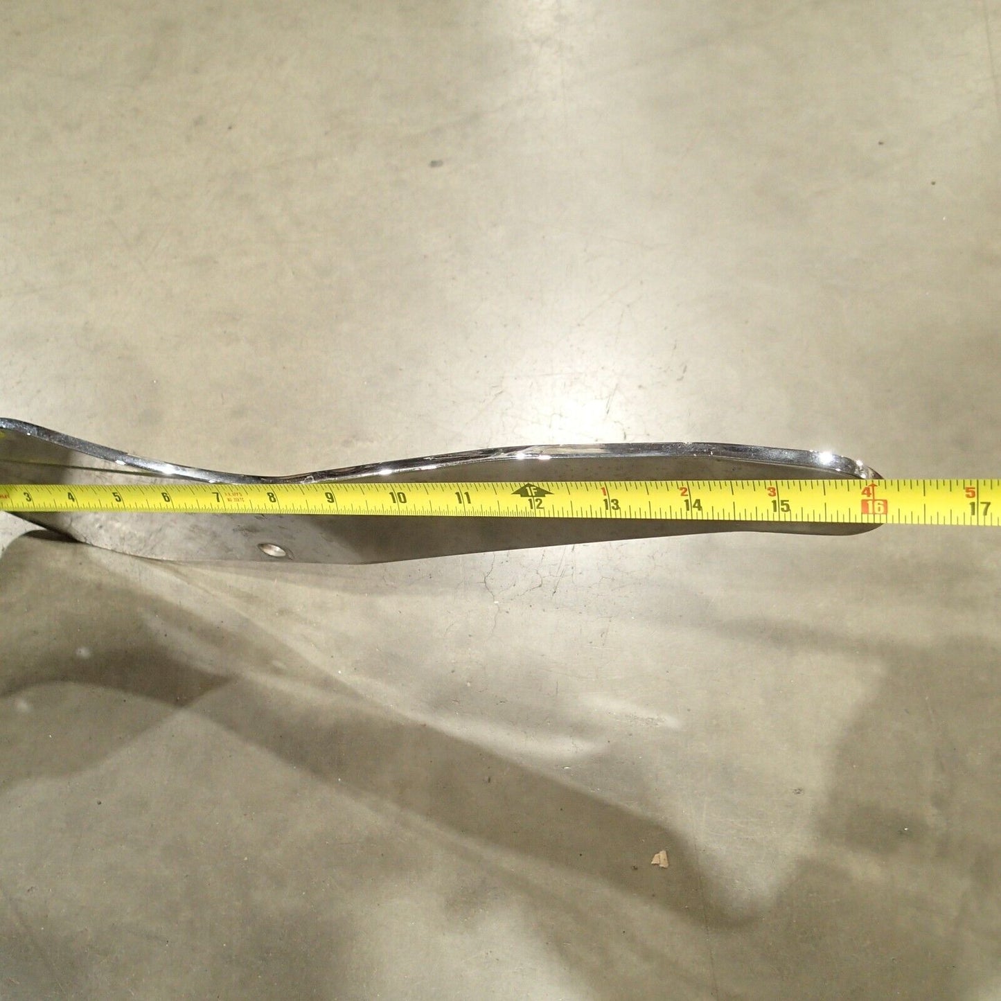 Chrome Sissy Bar Passenger Rear Backrest Pad with Luggage Rack UNKNOWN FITMENT