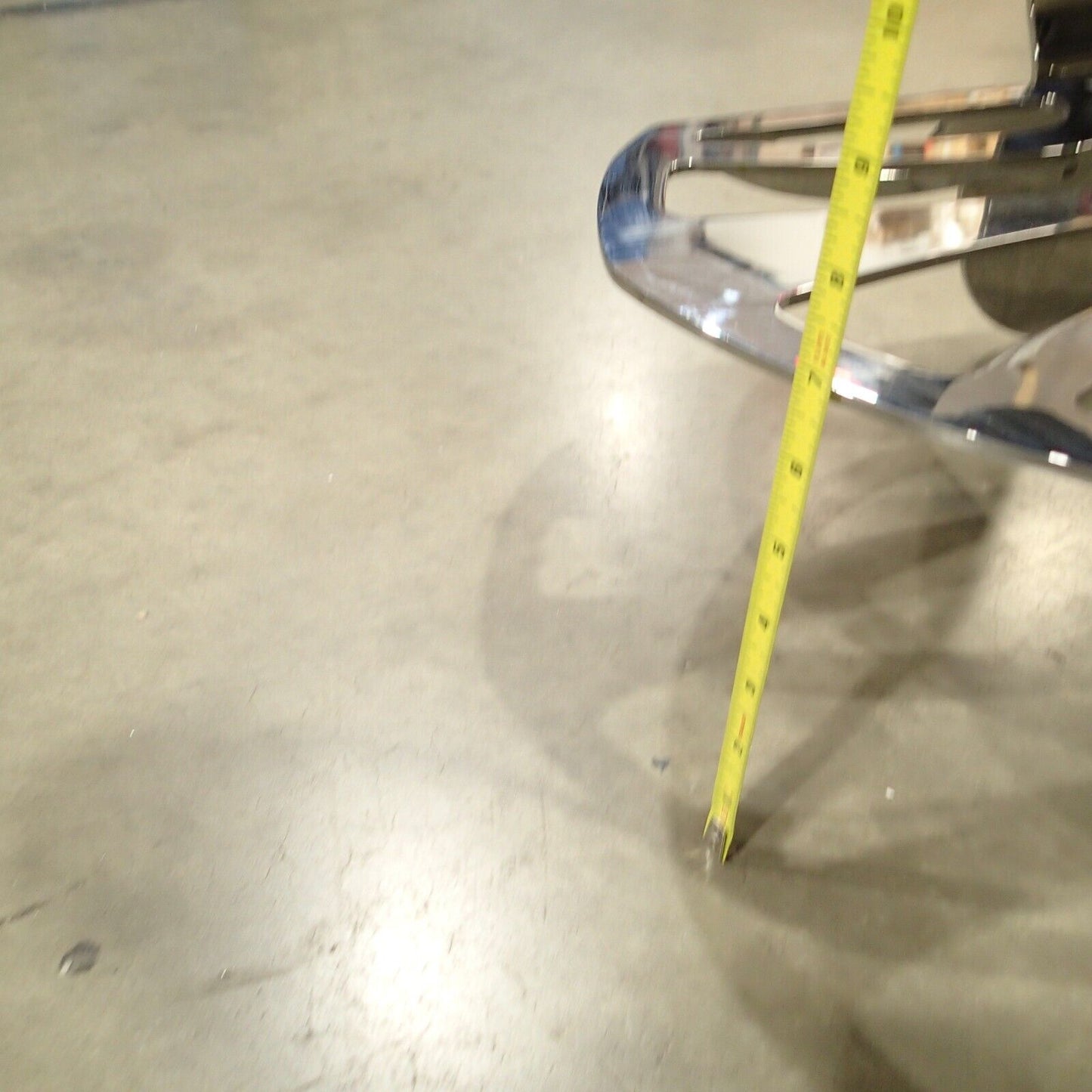 Chrome Sissy Bar Passenger Rear Backrest Pad with Luggage Rack UNKNOWN FITMENT