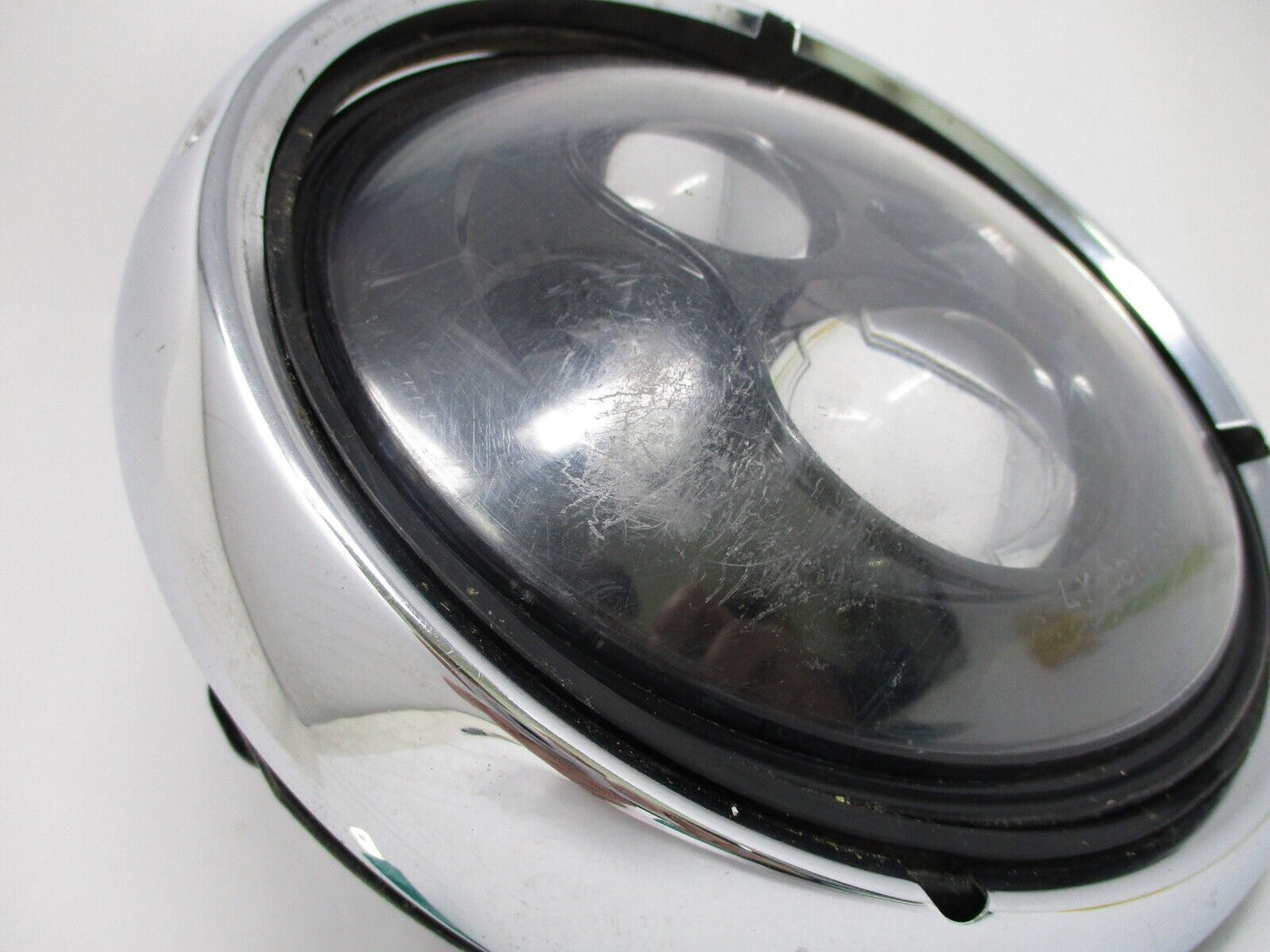 LY DOT7-001 Black 12 V Harley Round LED Fog Light Compatible Jeep Wrangler