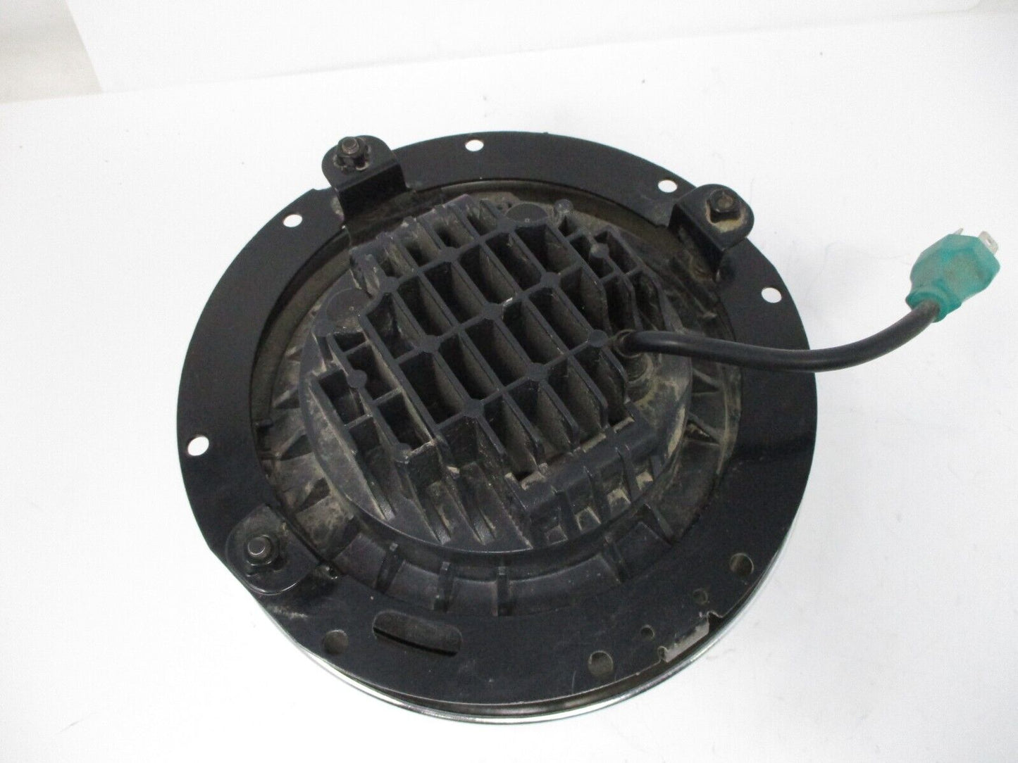 LY DOT7-001 Black 12 V Harley Round LED Fog Light Compatible Jeep Wrangler