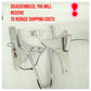 Chrome Sissy Bar + Wedge Style Marker Lights Harley  2004 FLSTC