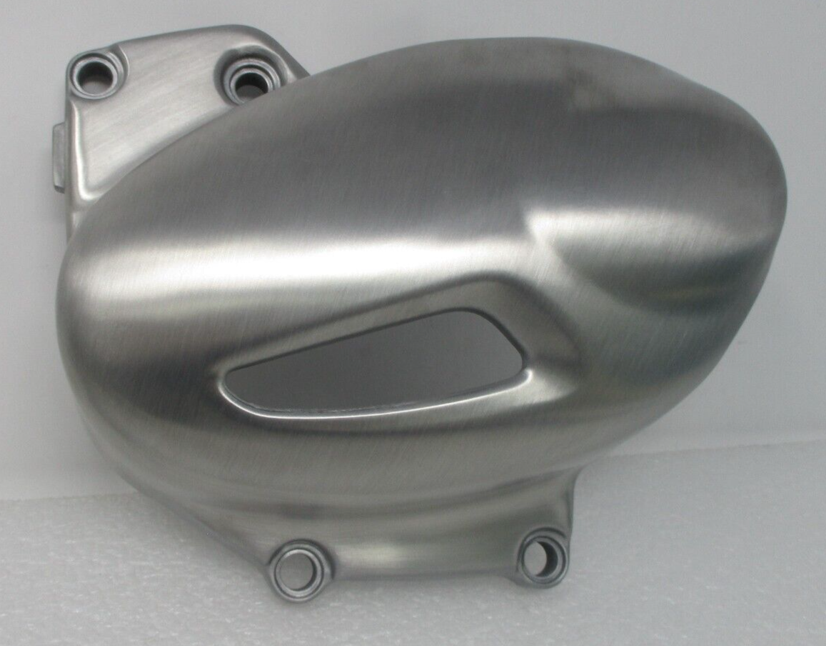 NEW - TRIUMPH SPROCKET COVER Brushed, CHROME A9618192