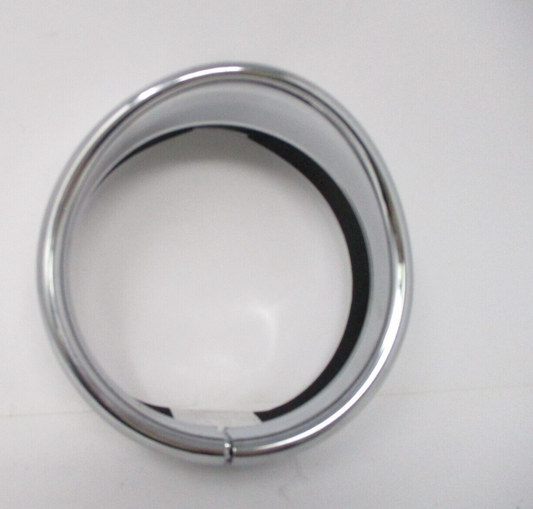 4.5" Auxiliary Light Lamp Trim Ring Bezel Visor Cover Fog For Harley NO SCREW