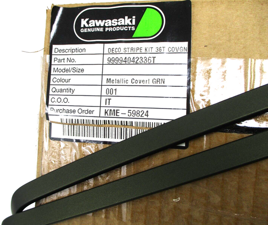 KAWASAKI NINJA SX VERSYS PANNIERS DECO STRIPE metallic green 99994042336T