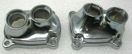 Harley-Davidson OEM  17-23 M8 Chrome Lifter Block Cover Set 25700410 & 25700411