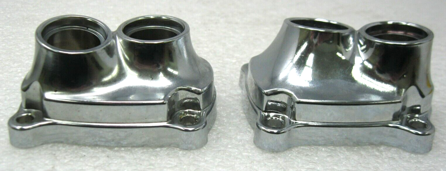 Harley-Davidson OEM  17-23 M8 Chrome Lifter Block Cover Set 25700410 & 25700411
