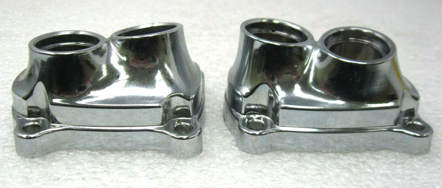 Harley-Davidson OEM  17-23 M8 Chrome Lifter Block Cover Set 25700410 & 25700411