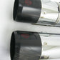 Harley-Davidson 21 & Later M8 CVO Chrome Mufflers 64900731A/32 & Empire End Caps