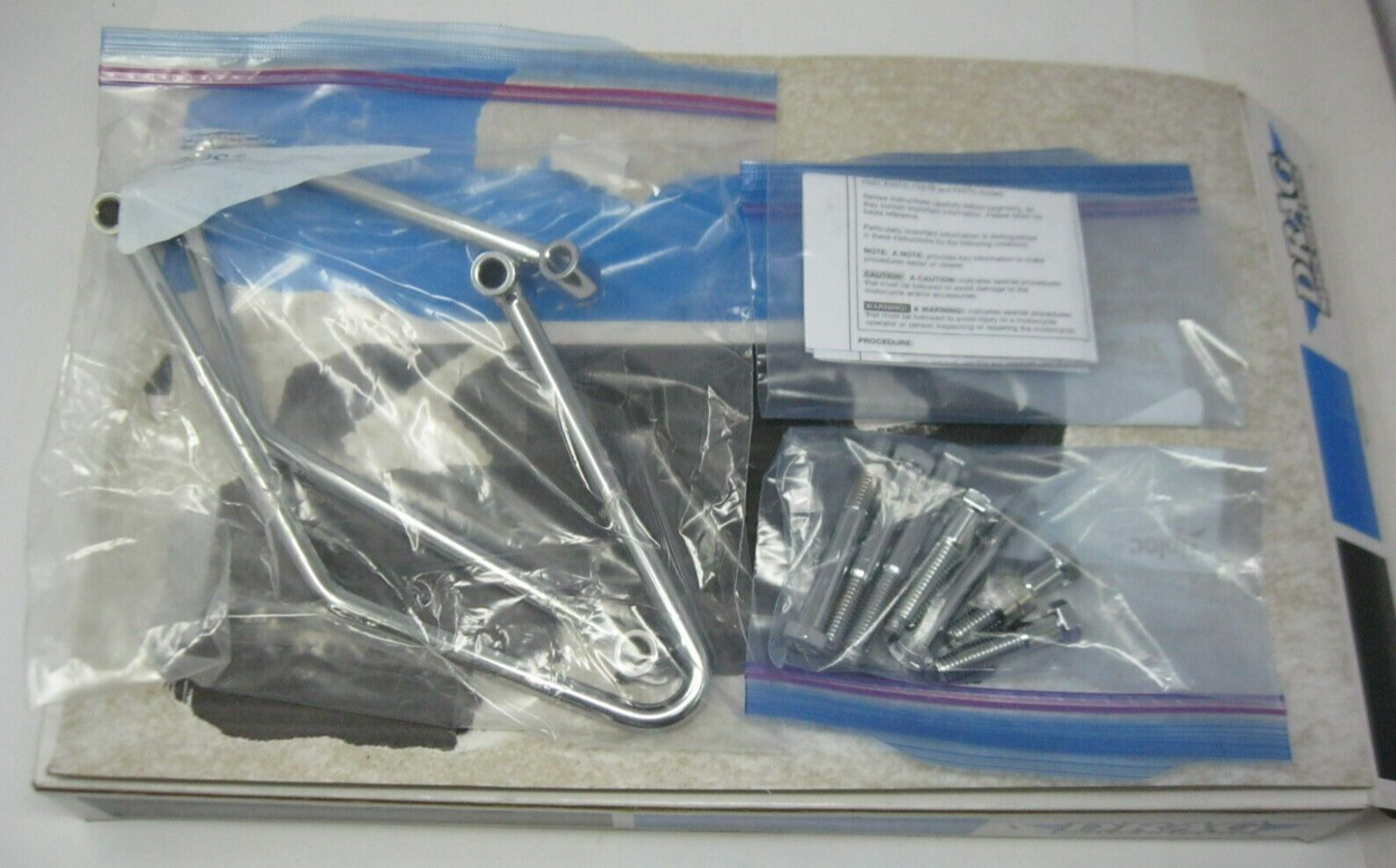 Drag Specialties 06-17 Harley FL, FX Chrome Saddlebag Supports 3501-0304