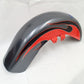 Harley Front Fender  58900009 ORANGE CUSTOME PAINT FLAME GRAY (See VIdeo)