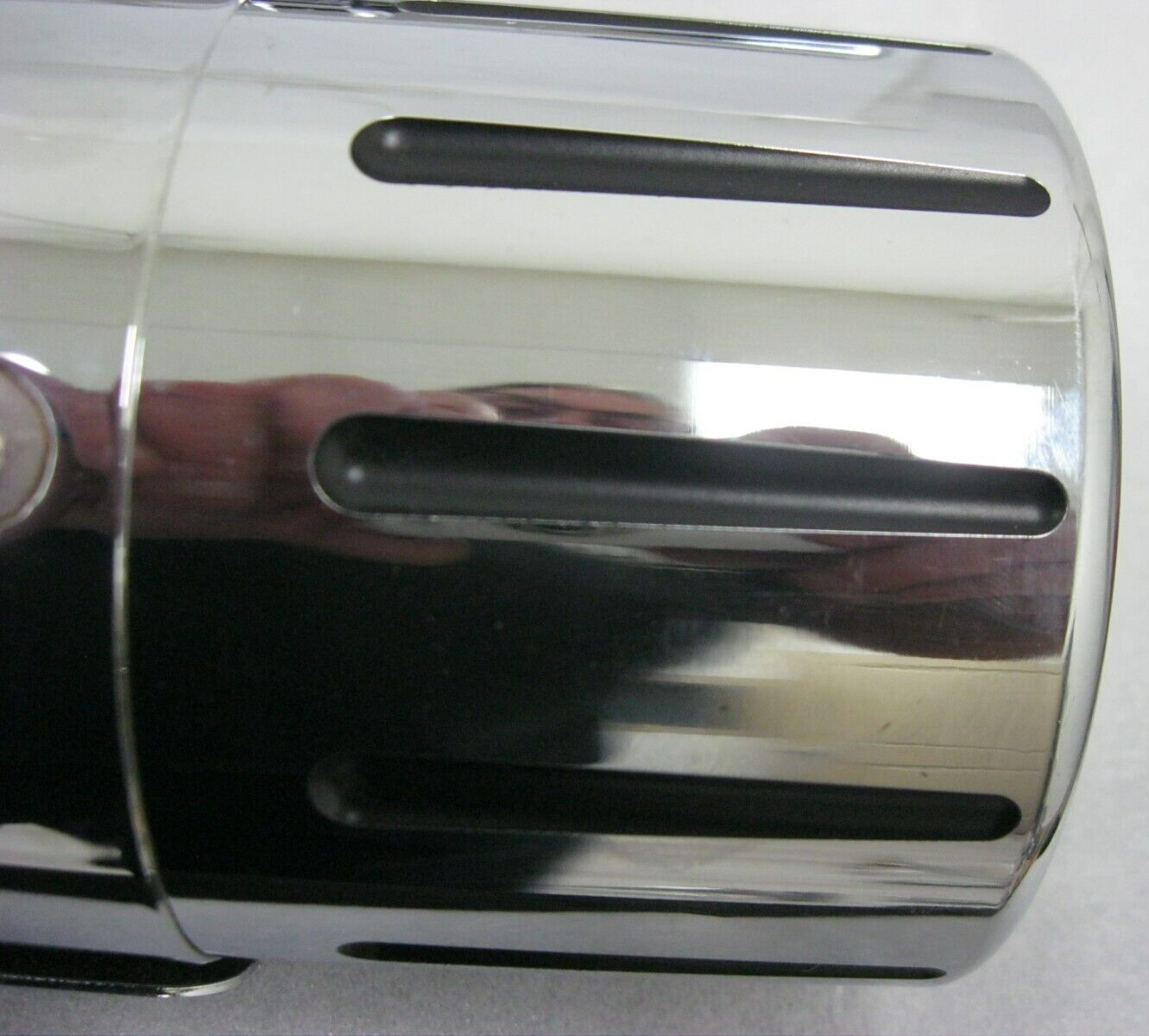 Harley-Davidson 2011 CVO Chrome Mufflers & Chrome/Black Slotted Caps 65586-11