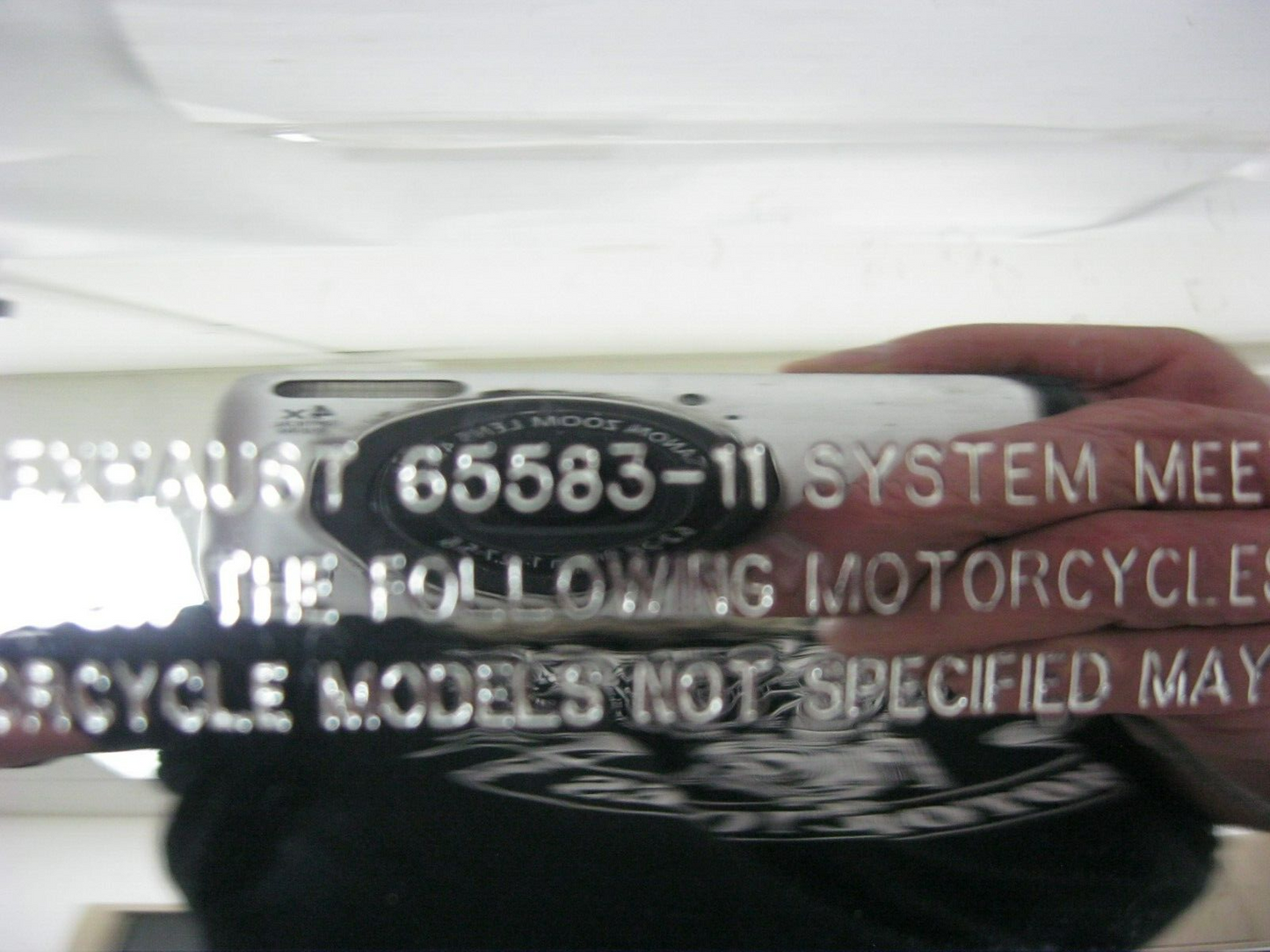 Harley-Davidson 2011 CVO Chrome Mufflers & Chrome/Black Slotted Caps 65586-11
