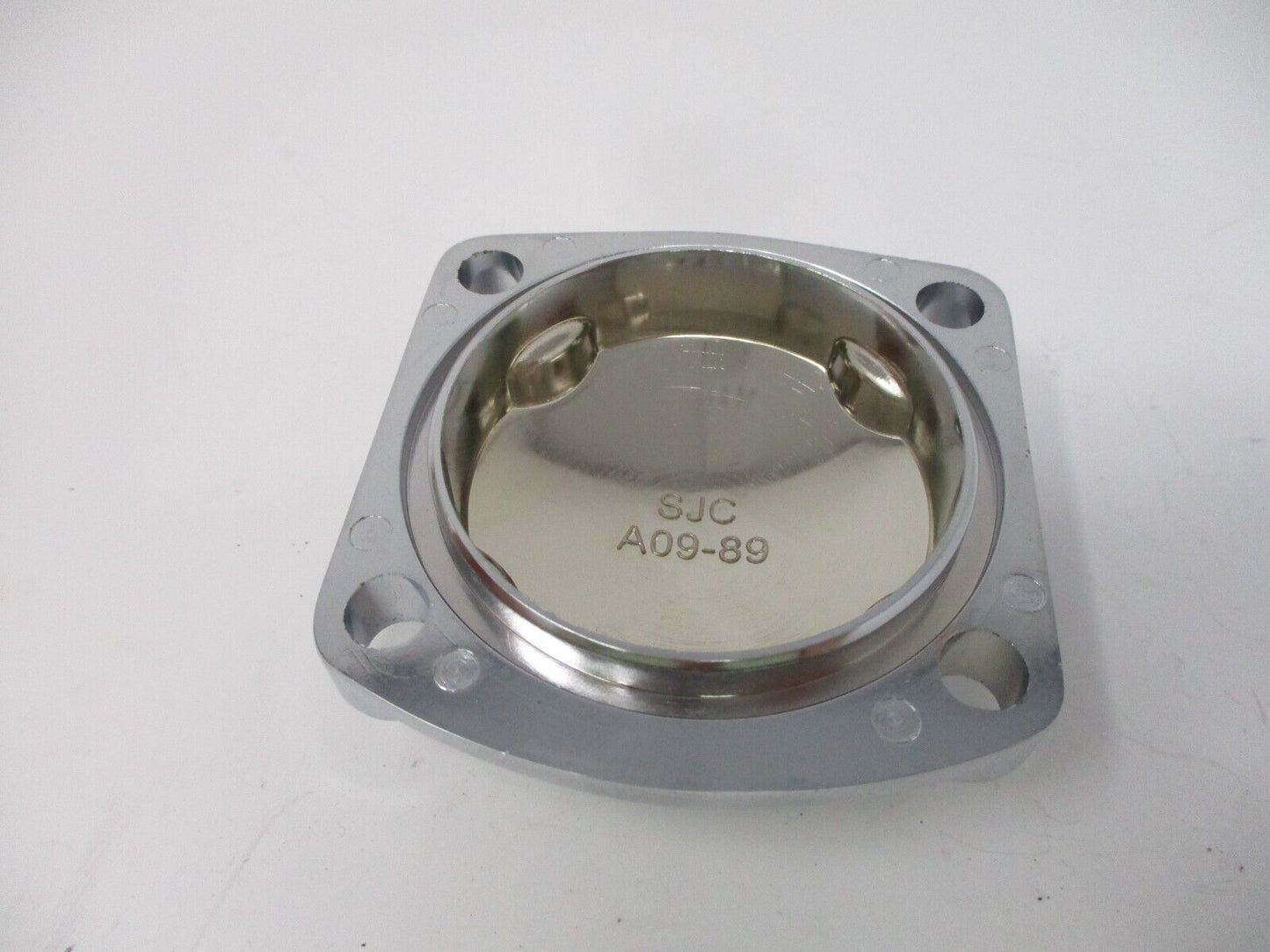 SJC A09-89 Tappet Cover - Polished Square - 4 Hole - XS650