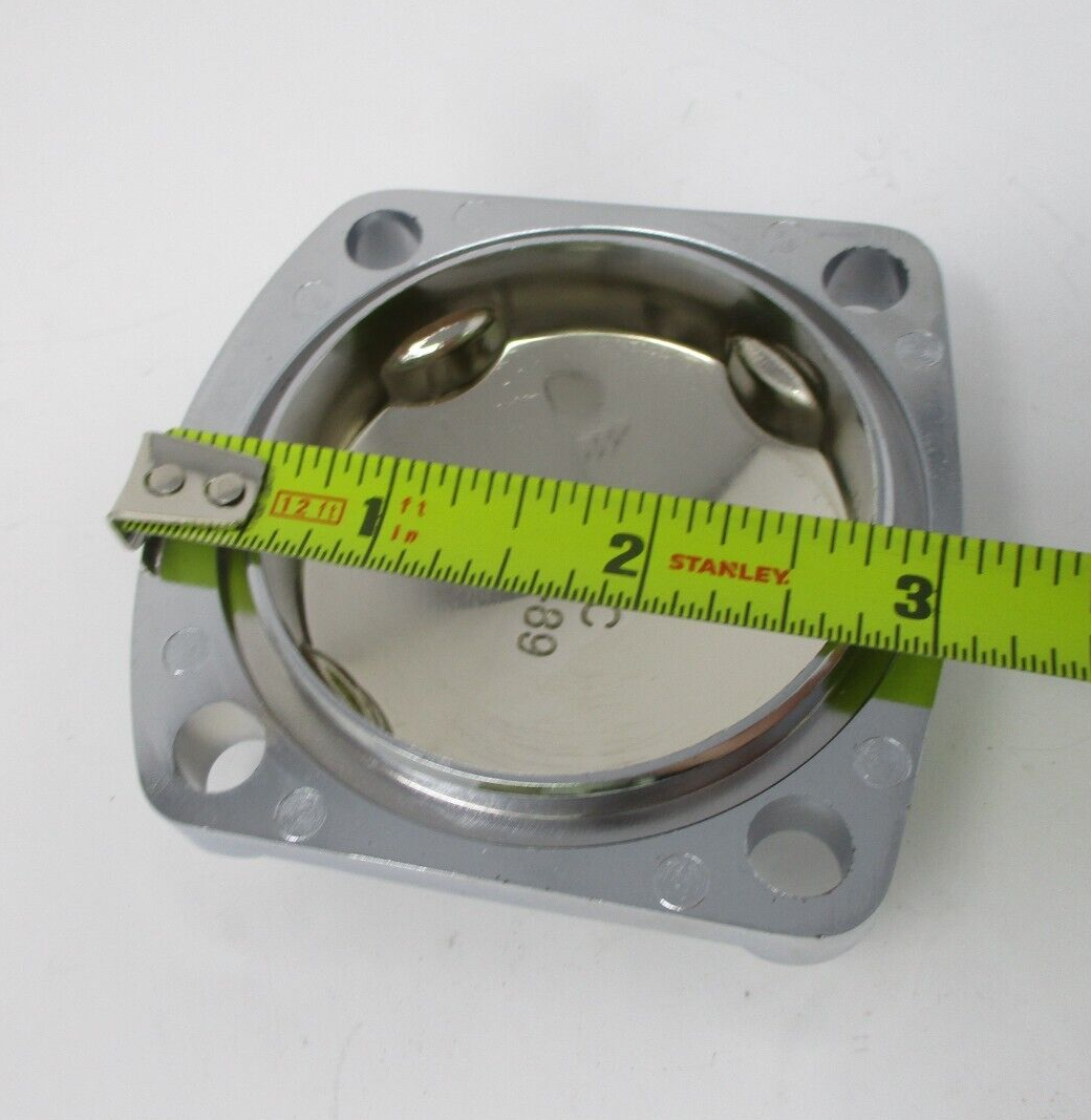 SJC A09-89 Tappet Cover - Polished Square - 4 Hole - XS650