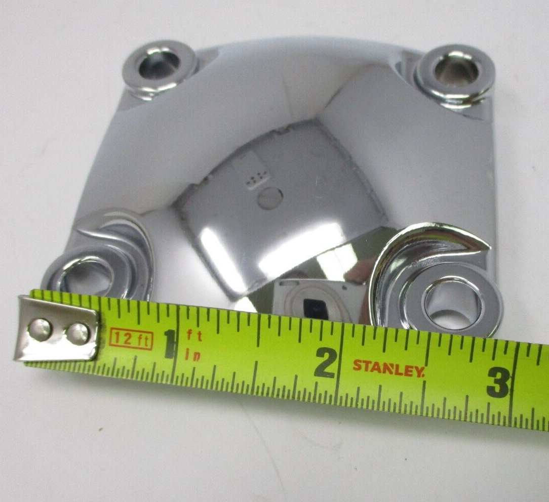 SJC A09-89 Tappet Cover - Polished Square - 4 Hole - XS650