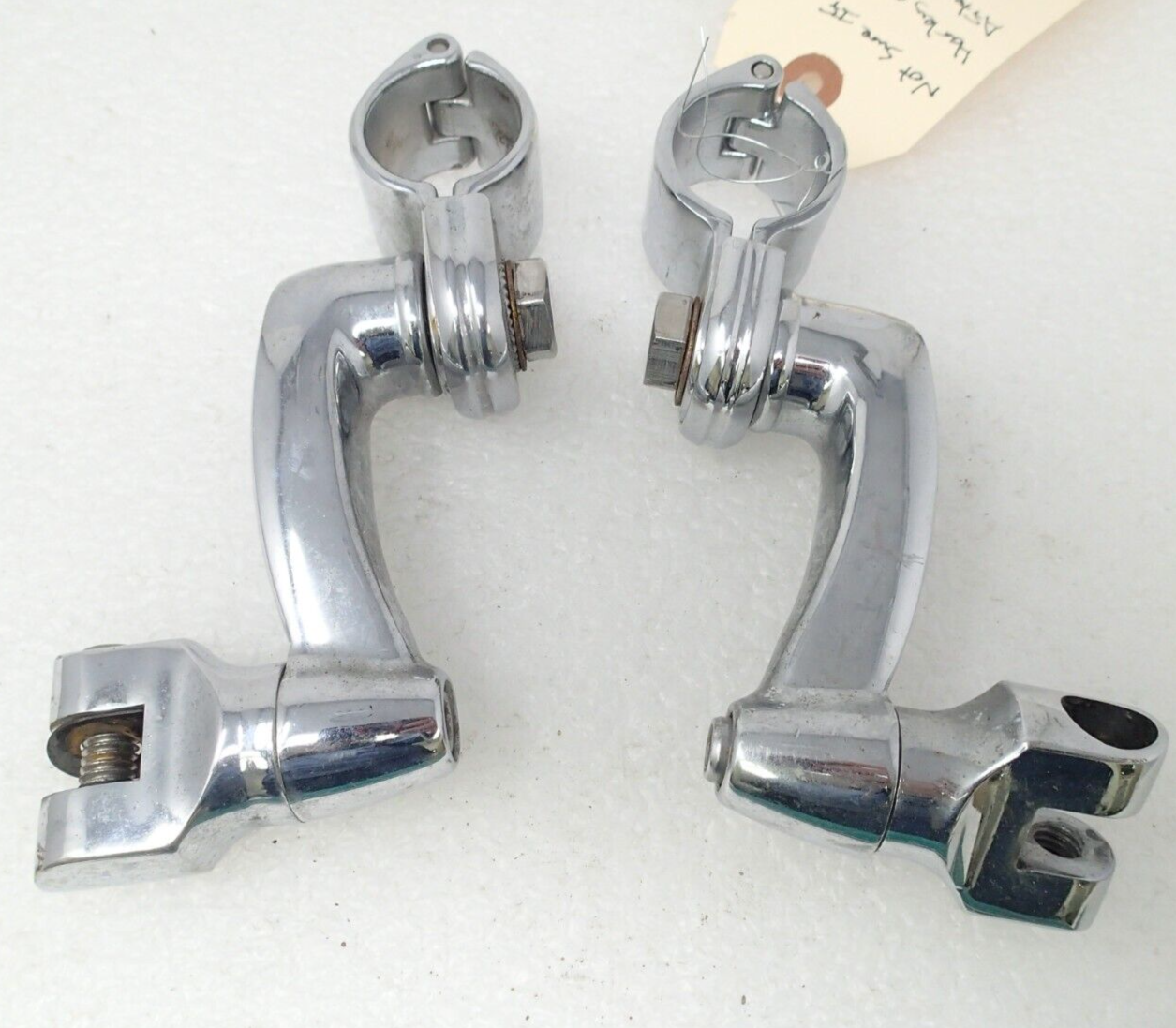 1-1/4" Crash Guard Peg Mounts Fit Universal #2 (Aftermarket)