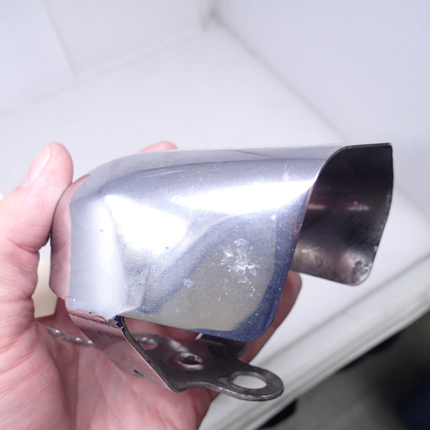 CHROME HORN COVER OEM HARLEY DAVIDSON FXST SOFTAIL 1993-UP 69012-93A