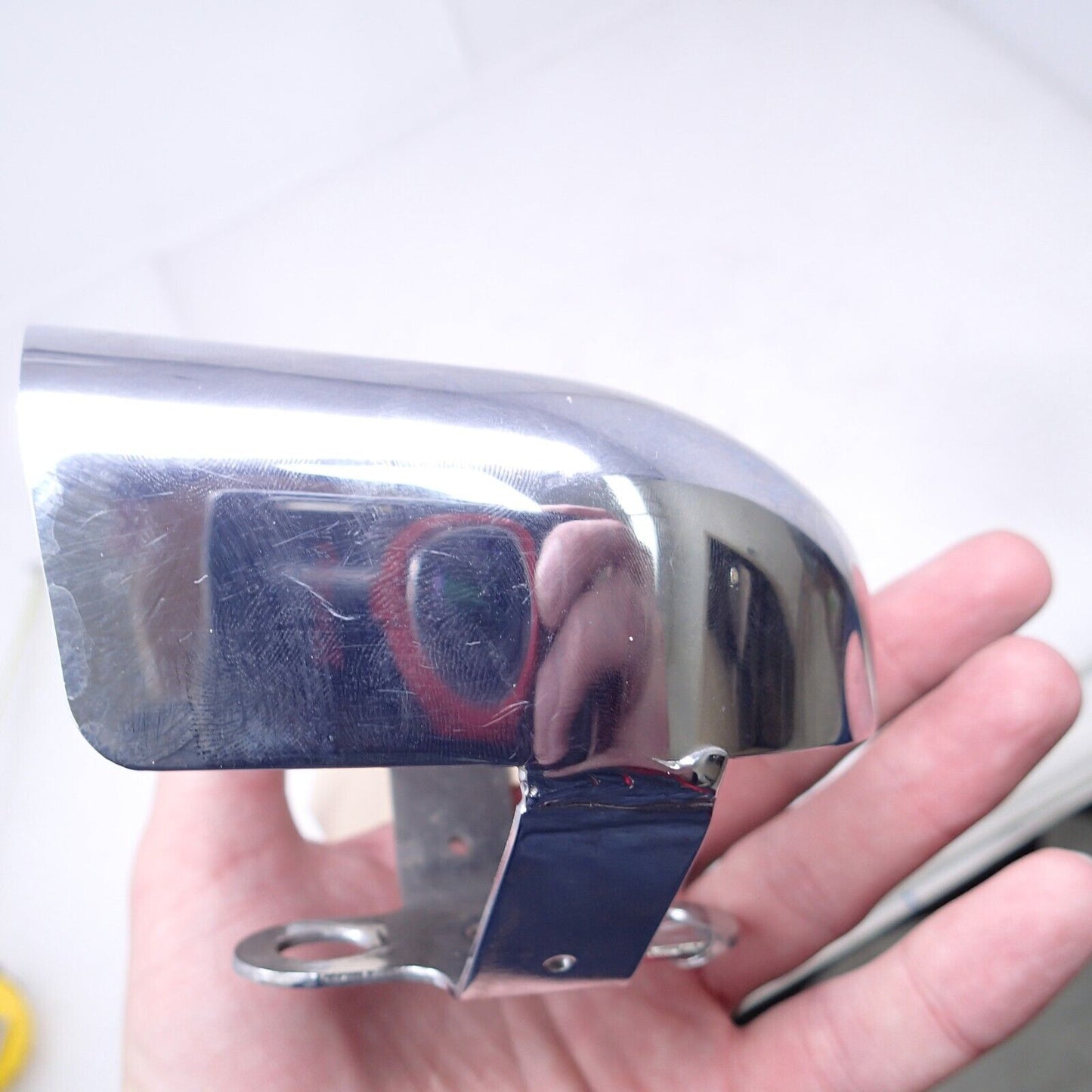 CHROME HORN COVER OEM HARLEY DAVIDSON FXST SOFTAIL 1993-UP 69012-93A