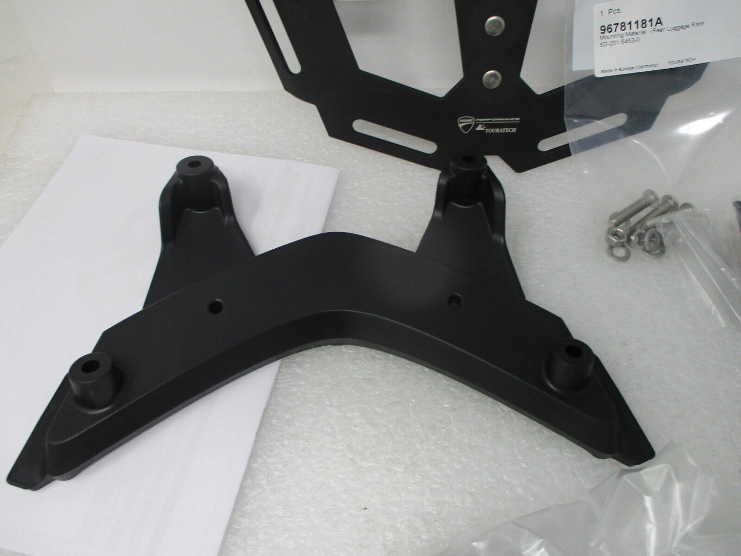 Ducati Rear Luggage Rack for Multistrada 1200, 1260, V2 Part# 96780611B