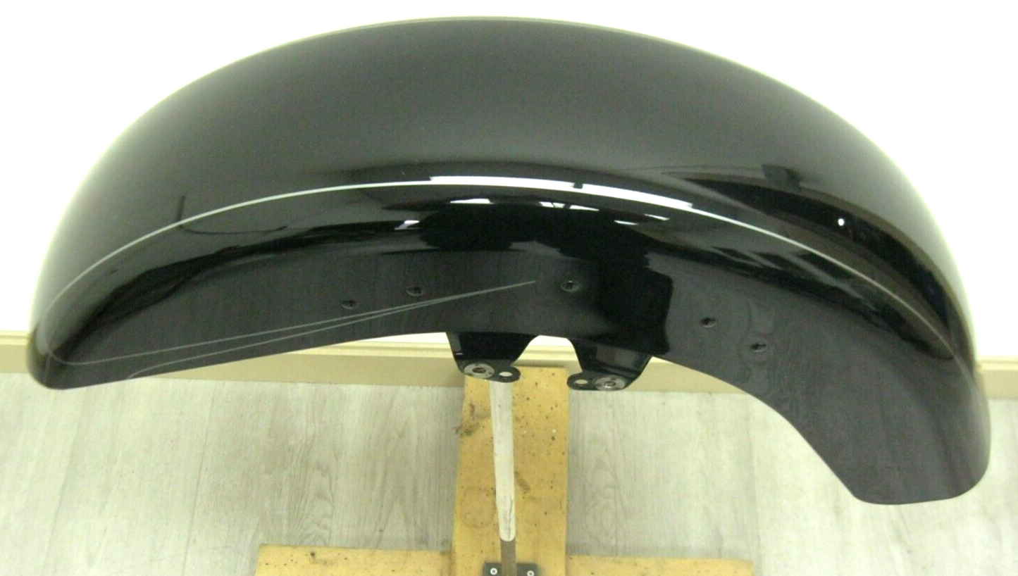 Harley-Davidson OEM 14-23 FLH, FHT Black Front Fender  (Prime Number) 58900009