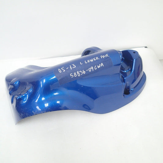 HARLEY-DAVIDSON FAIRING, LOWER - LEFT (FLAME BLUE PEARL) 58836-09CWA