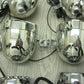 Misc Chrome Motorcycle Speakers for Parts Untested Some Wiring -6pcs