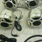 Misc Chrome Motorcycle Speakers for Parts Untested Some Wiring -6pcs