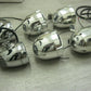 Misc Chrome Motorcycle Speakers for Parts Untested Some Wiring -6pcs