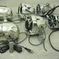 Misc Chrome Motorcycle Speakers for Parts Untested Some Wiring -6pcs