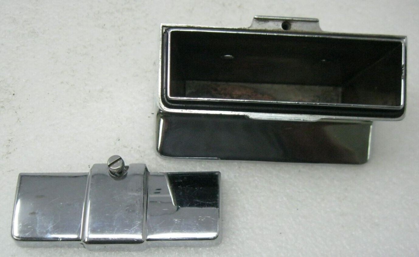 Unbranded (Possibly Kuryakyn) Chrome Air Dam Document Holder Unknown Fitment