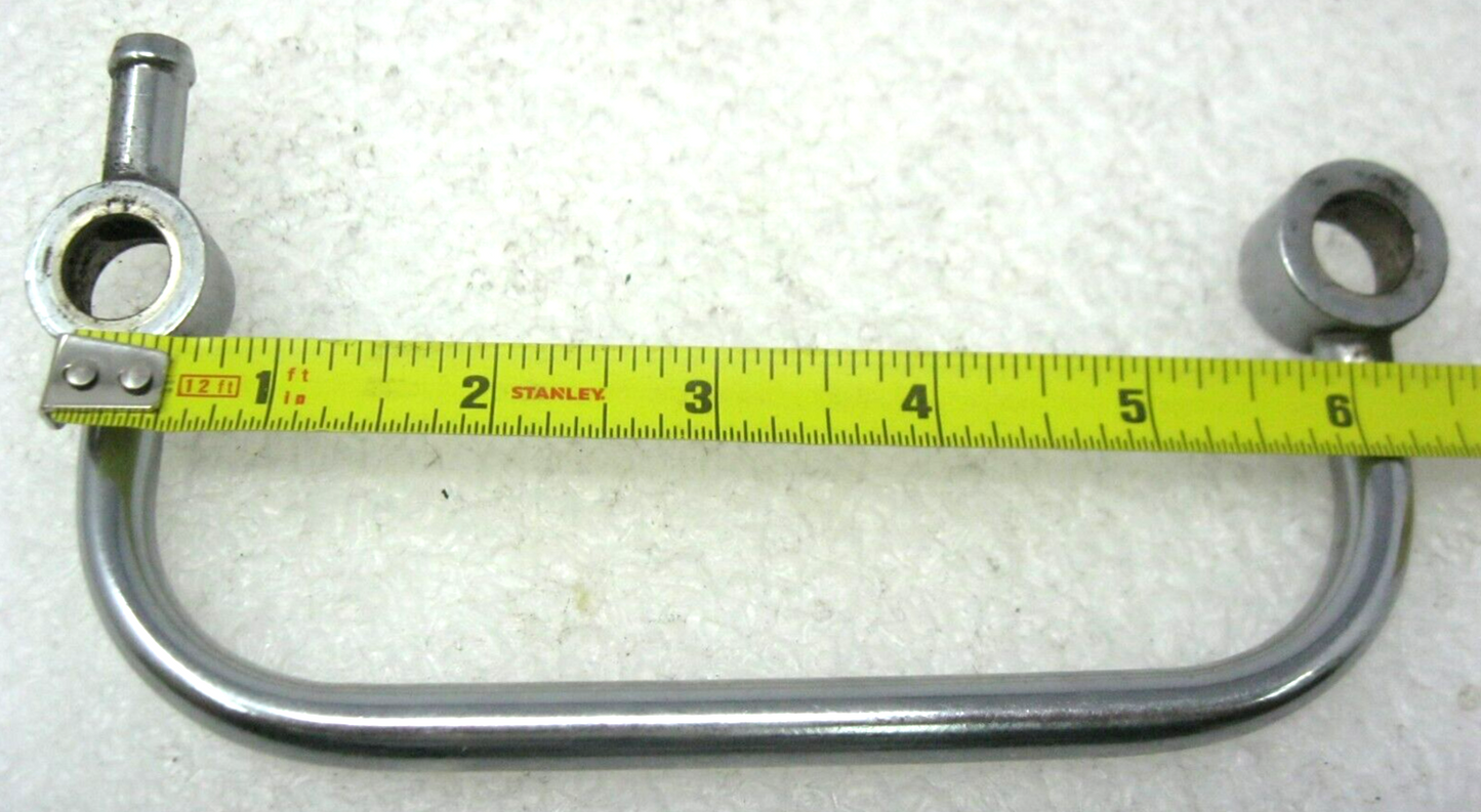 USED Aftermarket Harley 91 & Later XL Chrome Breather Tube with Straight Outlet