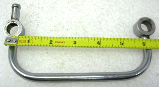 USED Aftermarket Harley 91 & Later XL Chrome Breather Tube with Straight Outlet
