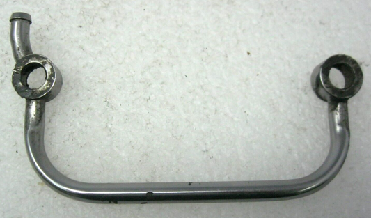 USED Aftermarket Harley 93-07 Big Twin Chrome Breather Tube with Curved Outlet
