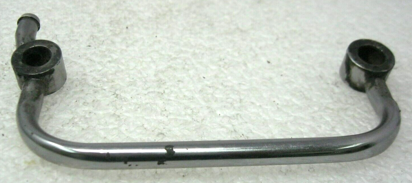 USED Aftermarket Harley 93-07 Big Twin Chrome Breather Tube with Curved Outlet